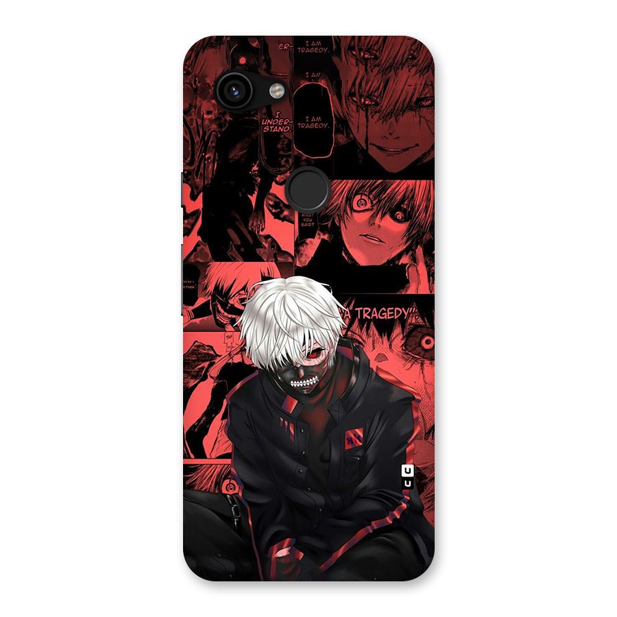 Toukyo Ghoul Kaneki Manga Back Case for Google Pixel 3a