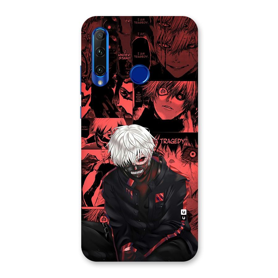 Toukyo Ghoul Kaneki Manga Back Case for Honor 20i