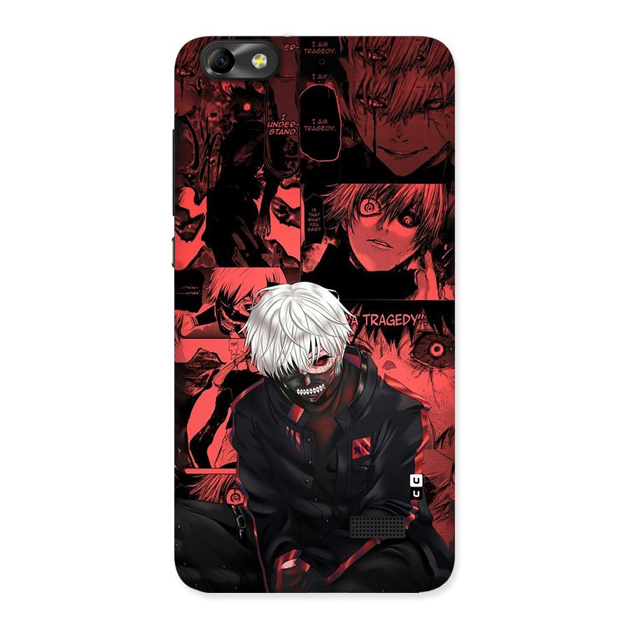 Toukyo Ghoul Kaneki Manga Back Case for Honor 4C