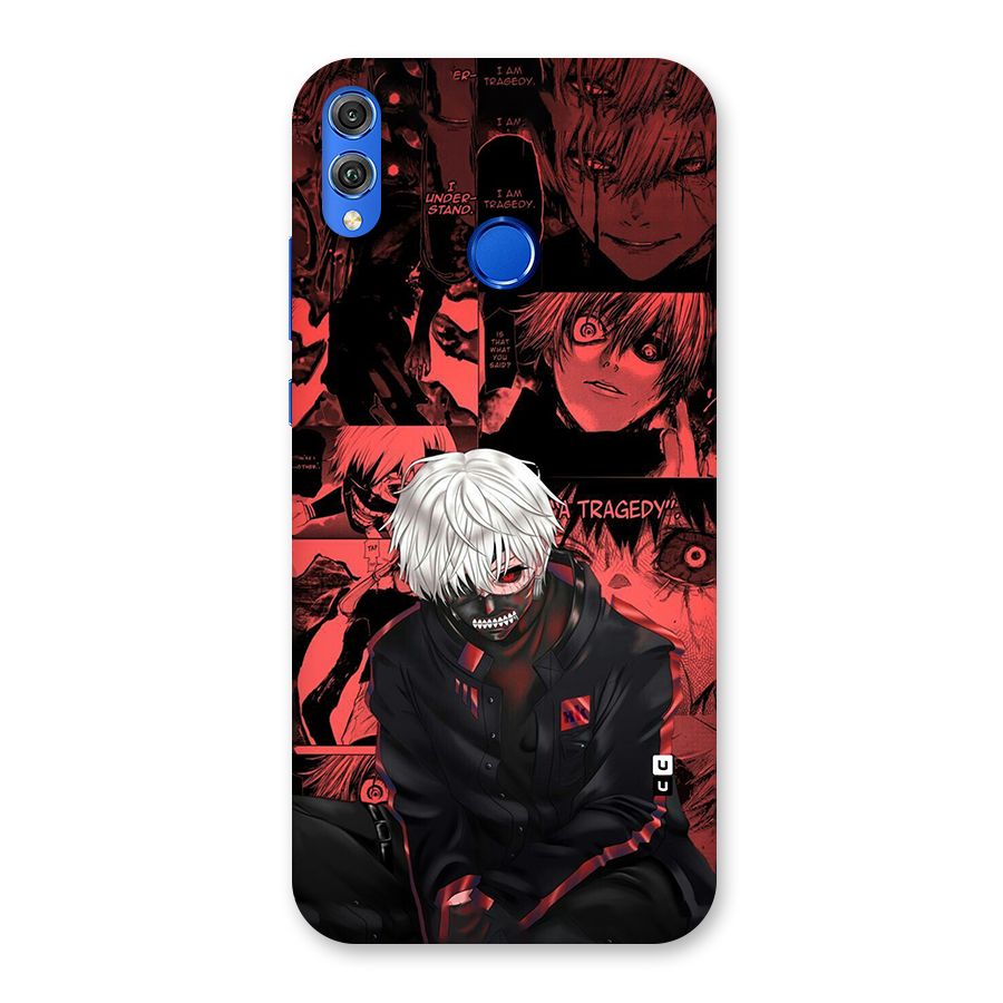 Toukyo Ghoul Kaneki Manga Back Case for Honor 8X