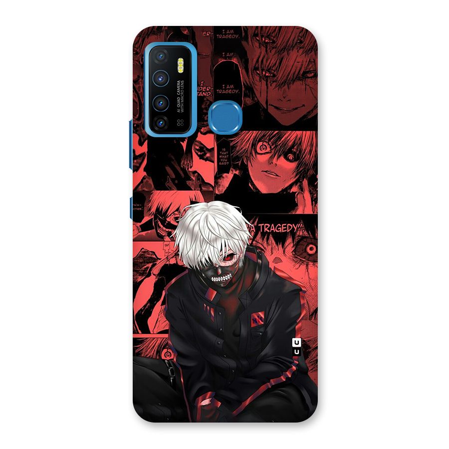 Toukyo Ghoul Kaneki Manga Back Case for Infinix Hot 9