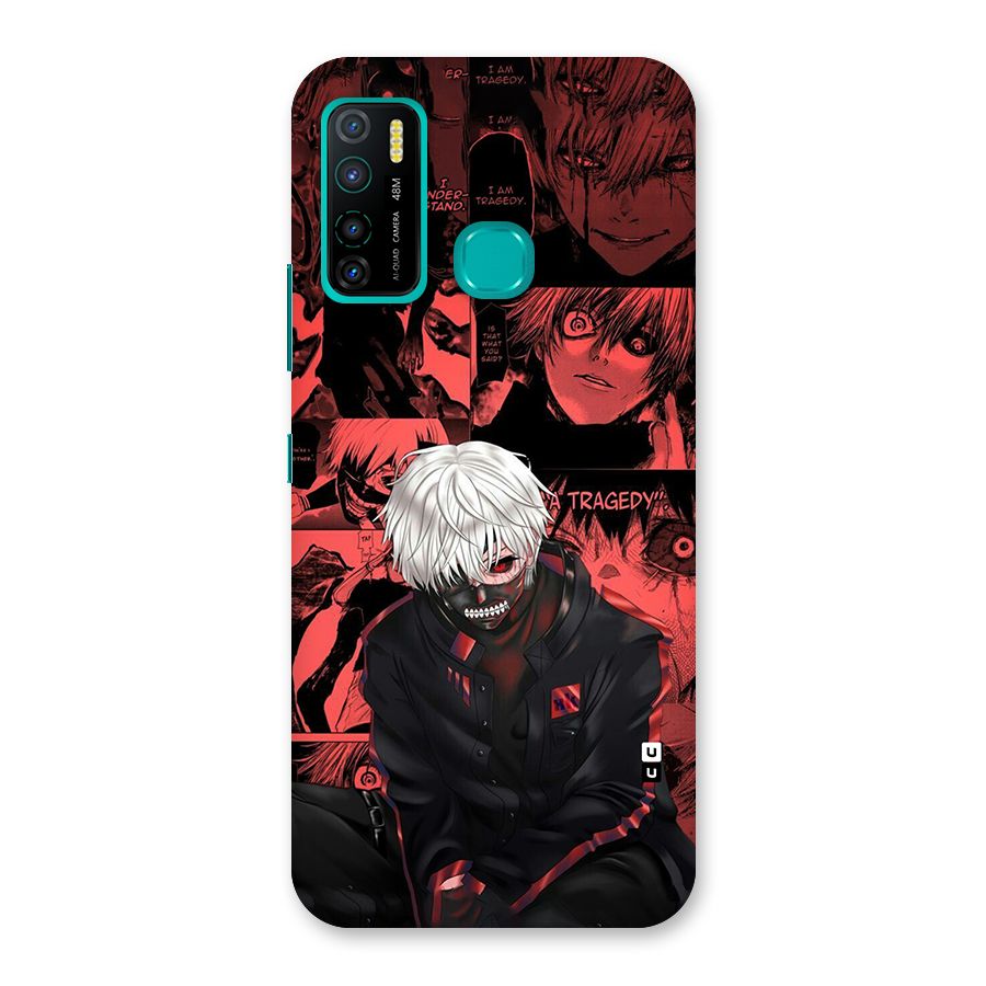 Toukyo Ghoul Kaneki Manga Back Case for Infinix Hot 9 Pro