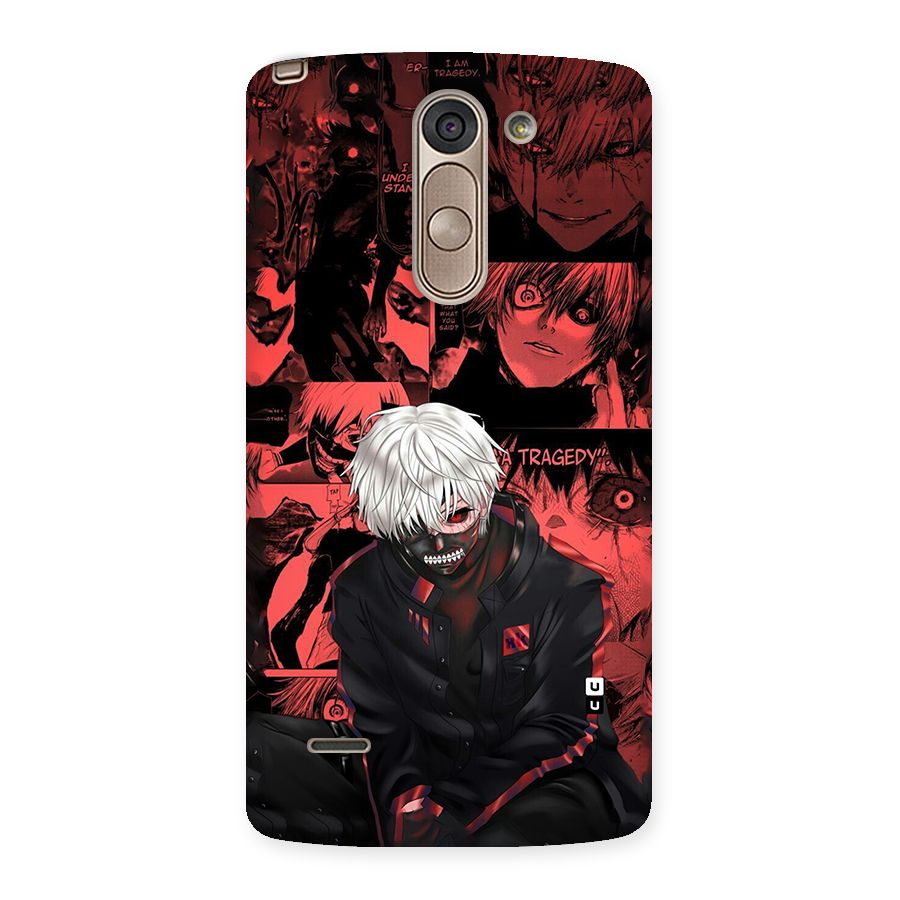 Toukyo Ghoul Kaneki Manga Back Case for LG G3 Stylus