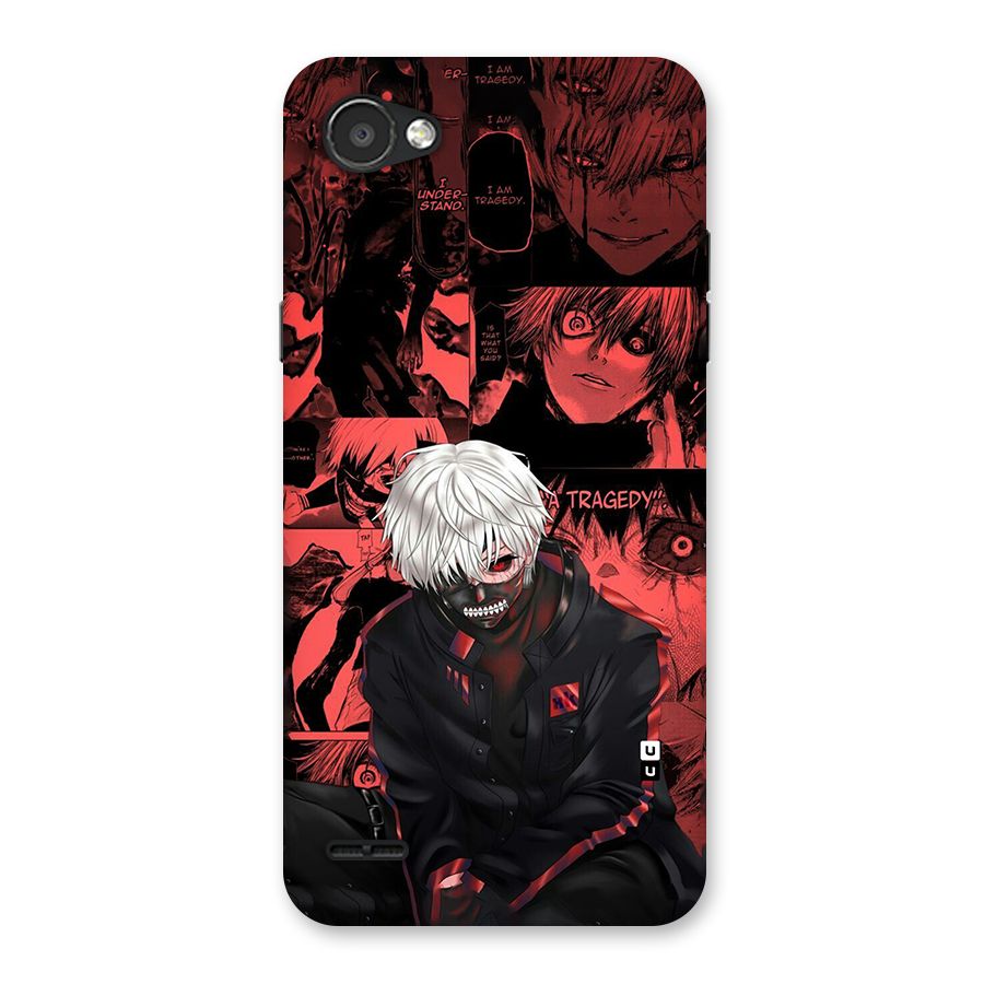 Toukyo Ghoul Kaneki Manga Back Case for LG Q6