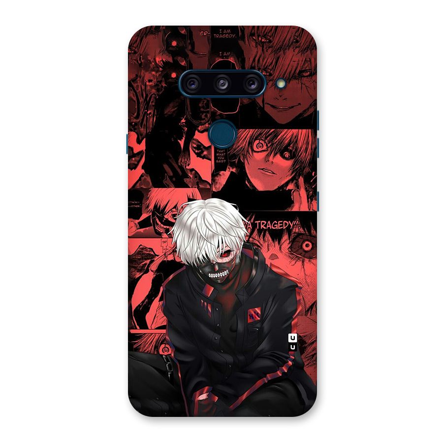 Toukyo Ghoul Kaneki Manga Back Case for LG  V40 ThinQ