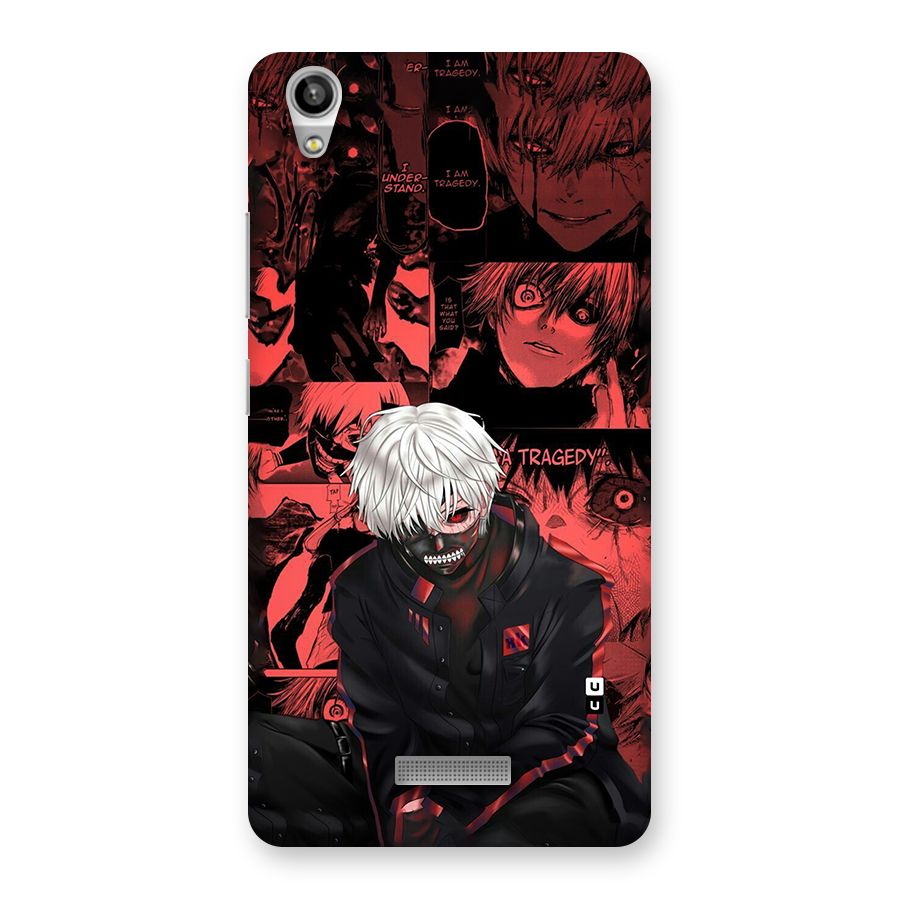 Toukyo Ghoul Kaneki Manga Back Case for Lava Pixel V1