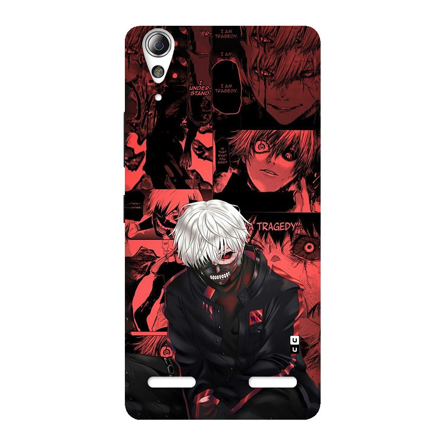 Toukyo Ghoul Kaneki Manga Back Case for Lenovo A6000