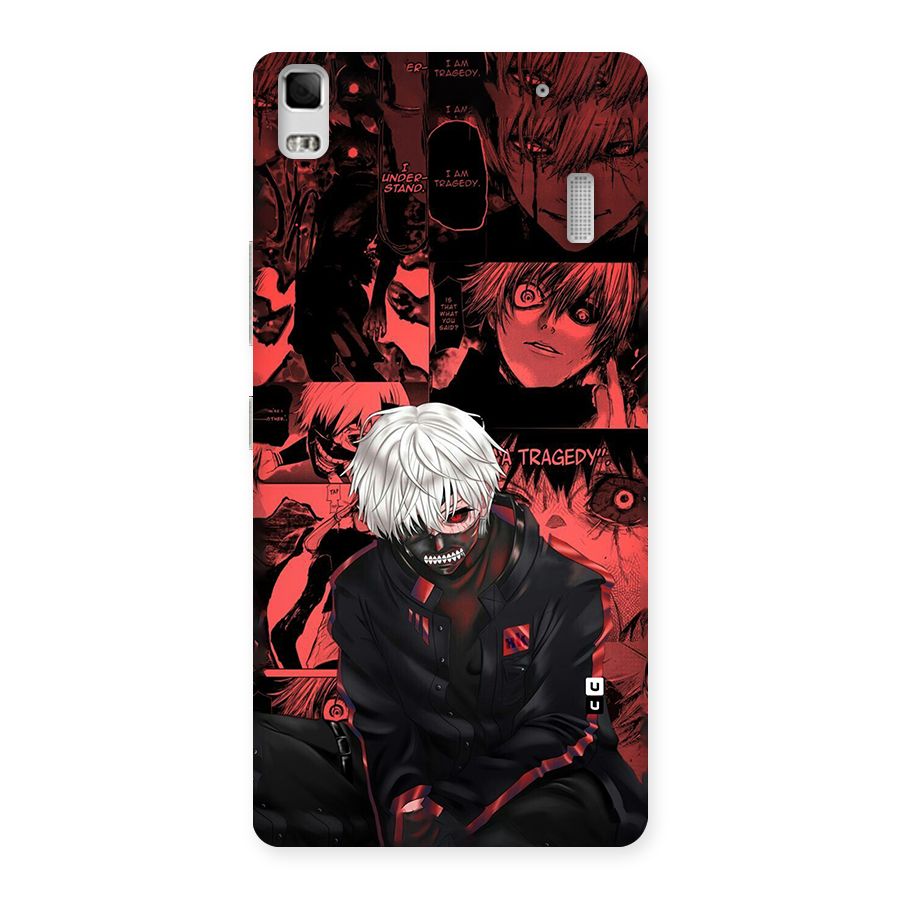 Toukyo Ghoul Kaneki Manga Back Case for Lenovo K3 Note