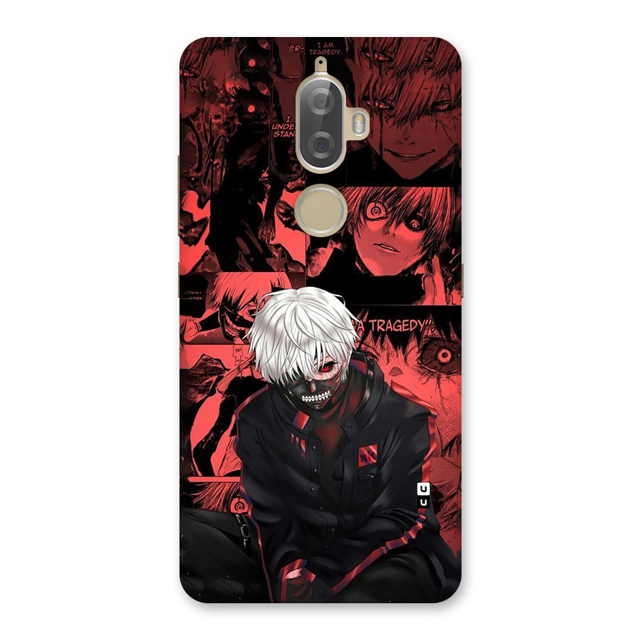 Toukyo Ghoul Kaneki Manga Back Case for Lenovo K8 Plus