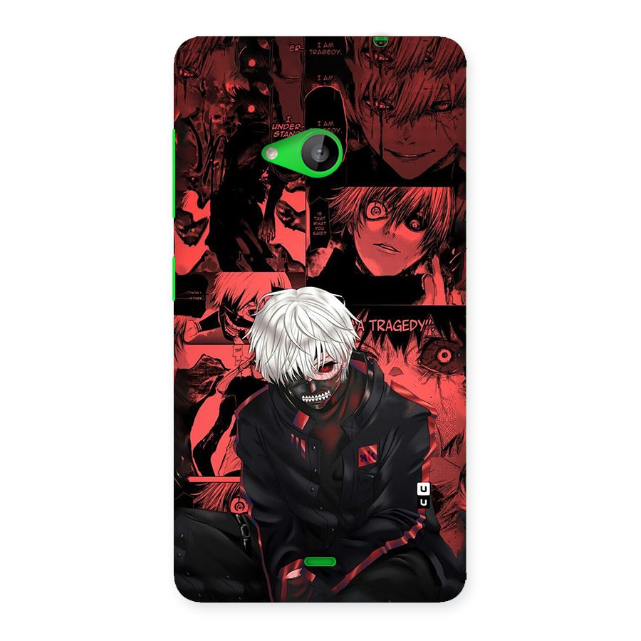 Toukyo Ghoul Kaneki Manga Back Case for Lumia 535