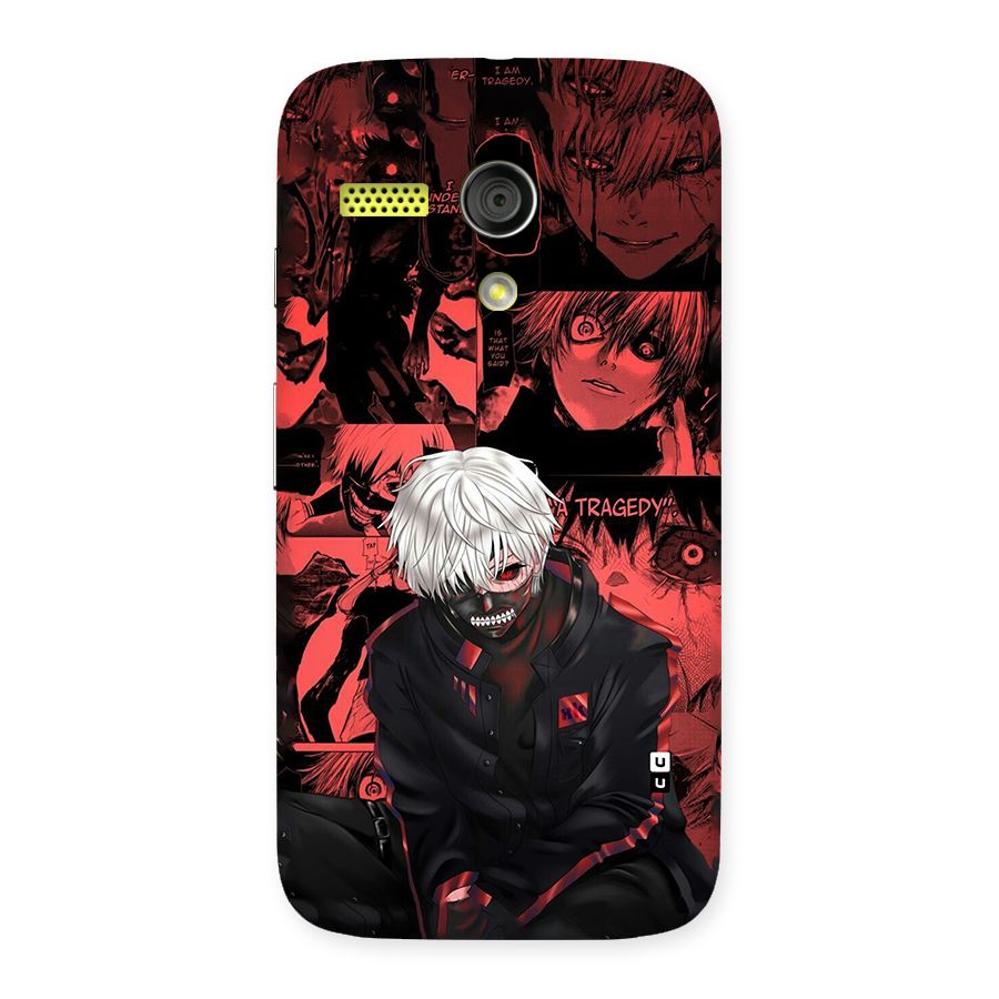 Toukyo Ghoul Kaneki Manga Back Case for Moto G