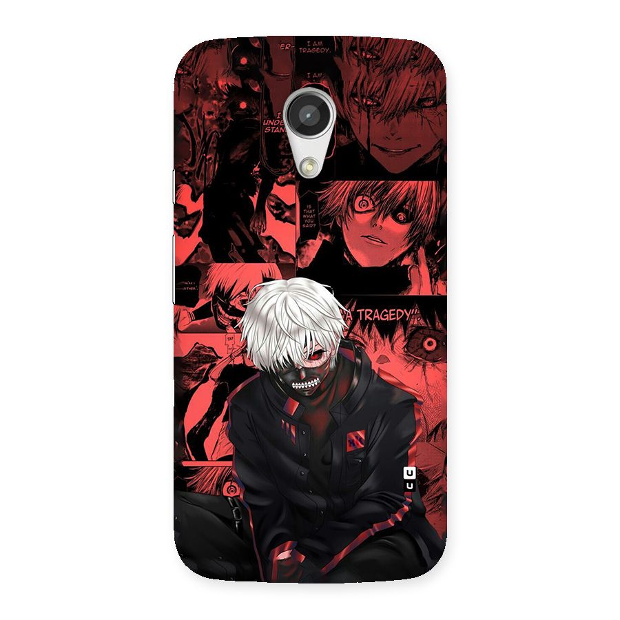 Toukyo Ghoul Kaneki Manga Back Case for Moto G 2nd Gen