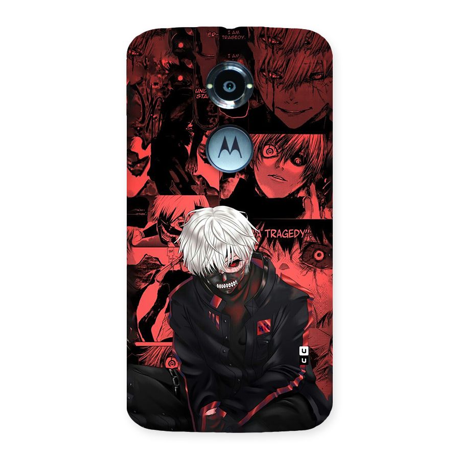 Toukyo Ghoul Kaneki Manga Back Case for Moto X2