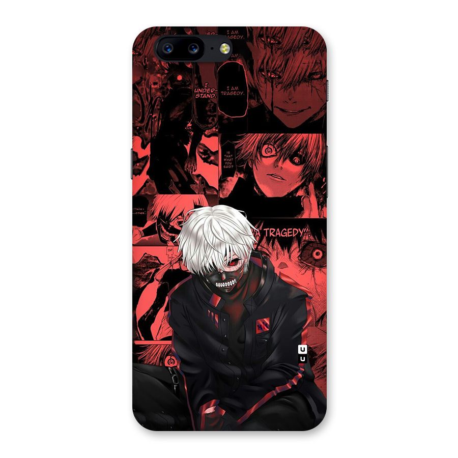 Toukyo Ghoul Kaneki Manga Back Case for OnePlus 5