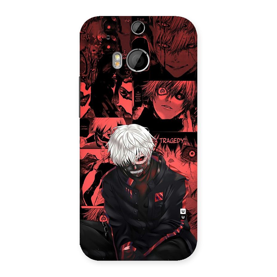 Toukyo Ghoul Kaneki Manga Back Case for One M8