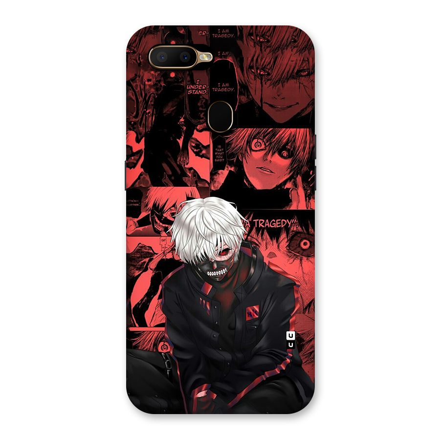 Toukyo Ghoul Kaneki Manga Back Case for Oppo A5s