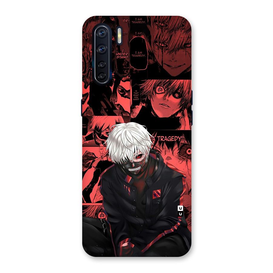 Toukyo Ghoul Kaneki Manga Back Case for Oppo F15