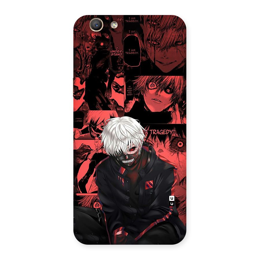 Toukyo Ghoul Kaneki Manga Back Case for Oppo F1s