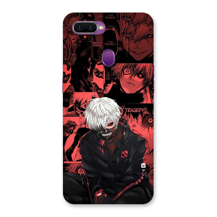 Toukyo Ghoul Kaneki Manga Back Case for Oppo F9