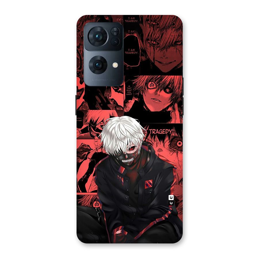 Toukyo Ghoul Kaneki Manga Back Case for Oppo Reno7 Pro 5G