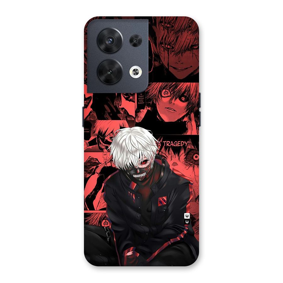 Toukyo Ghoul Kaneki Manga Back Case for Oppo Reno8 5G