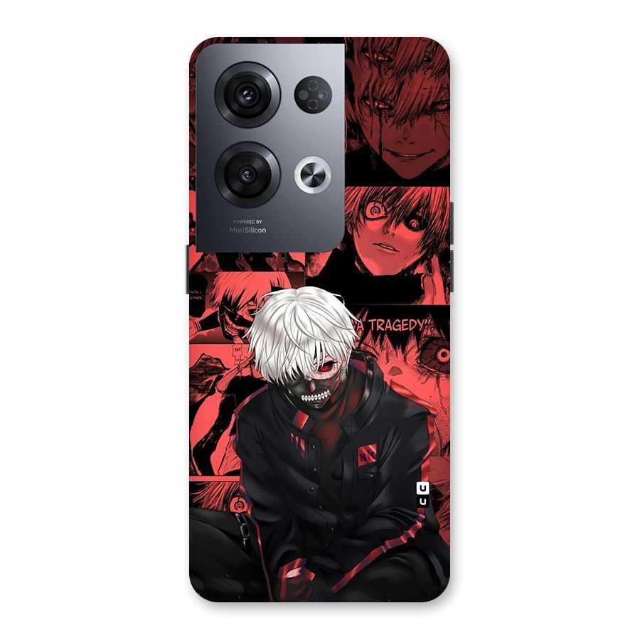 Toukyo Ghoul Kaneki Manga Back Case for Oppo Reno8 Pro 5G