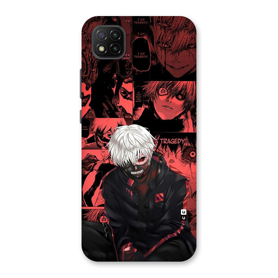 Toukyo Ghoul Kaneki Manga Back Case for Poco C3