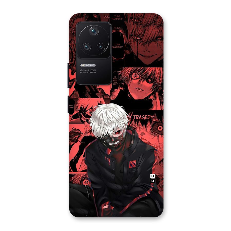 Toukyo Ghoul Kaneki Manga Back Case for Poco F4 5G