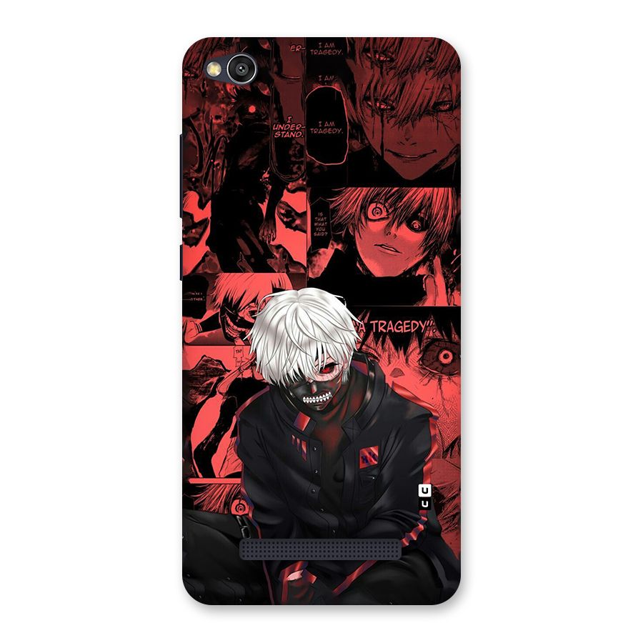 Toukyo Ghoul Kaneki Manga Back Case for Redmi 4A