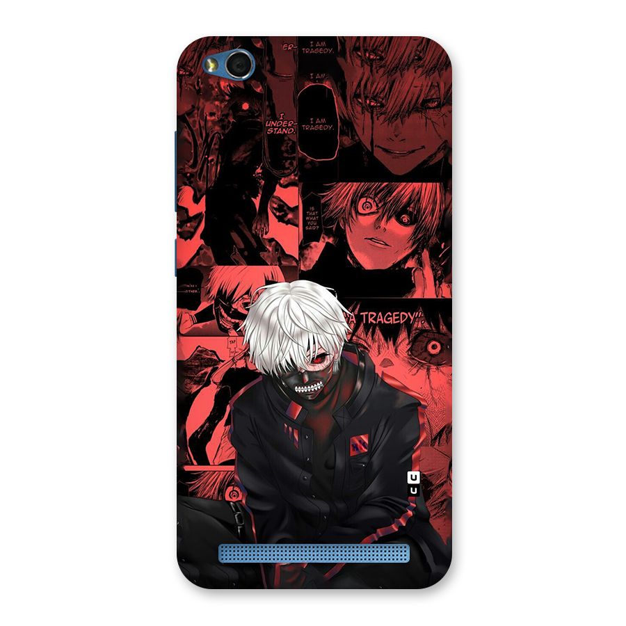 Toukyo Ghoul Kaneki Manga Back Case for Redmi 5A