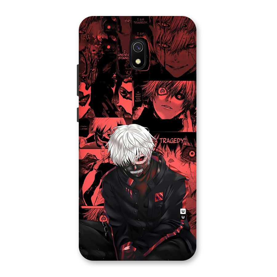Toukyo Ghoul Kaneki Manga Back Case for Redmi 8A