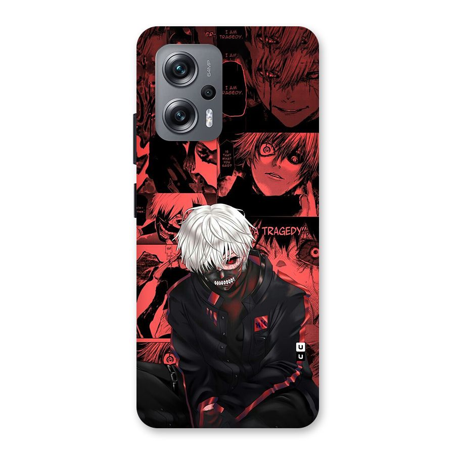 Toukyo Ghoul Kaneki Manga Back Case for Redmi K50i