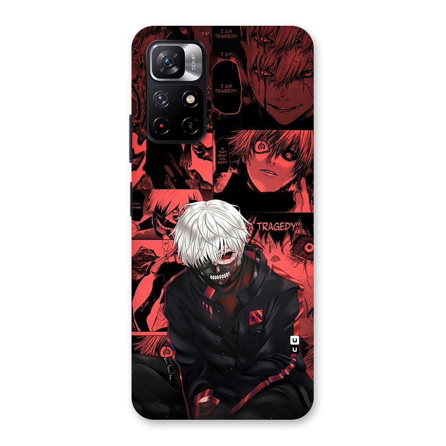 Toukyo Ghoul Kaneki Manga Back Case for Redmi Note 11T 5G