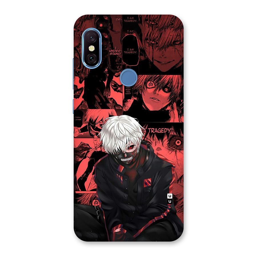 Toukyo Ghoul Kaneki Manga Back Case for Redmi Note 6 Pro