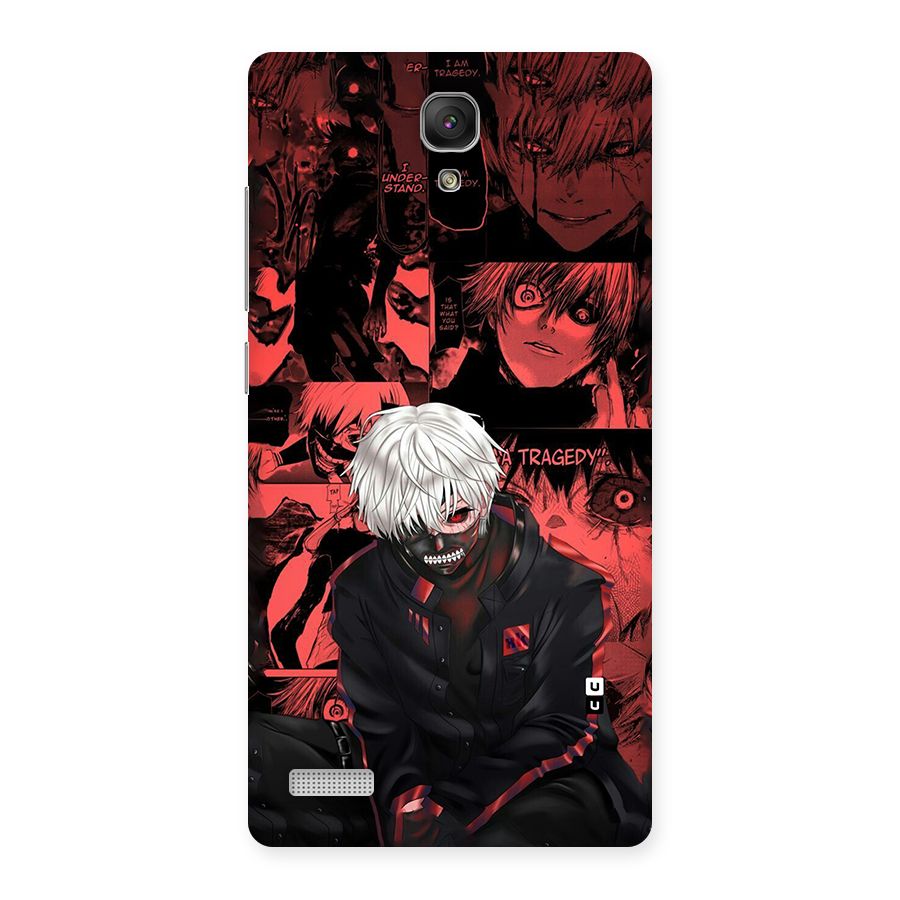 Toukyo Ghoul Kaneki Manga Back Case for Redmi Note Prime
