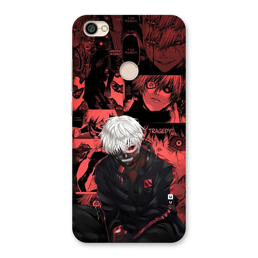 Toukyo Ghoul Kaneki Manga Back Case for Redmi Y1 2017
