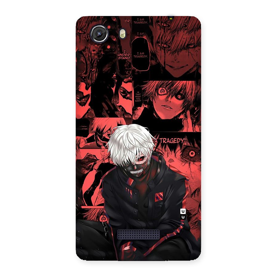 Toukyo Ghoul Kaneki Manga Back Case for Unite 3