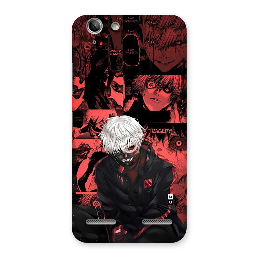 Toukyo Ghoul Kaneki Manga Back Case for Vibe K5 Plus