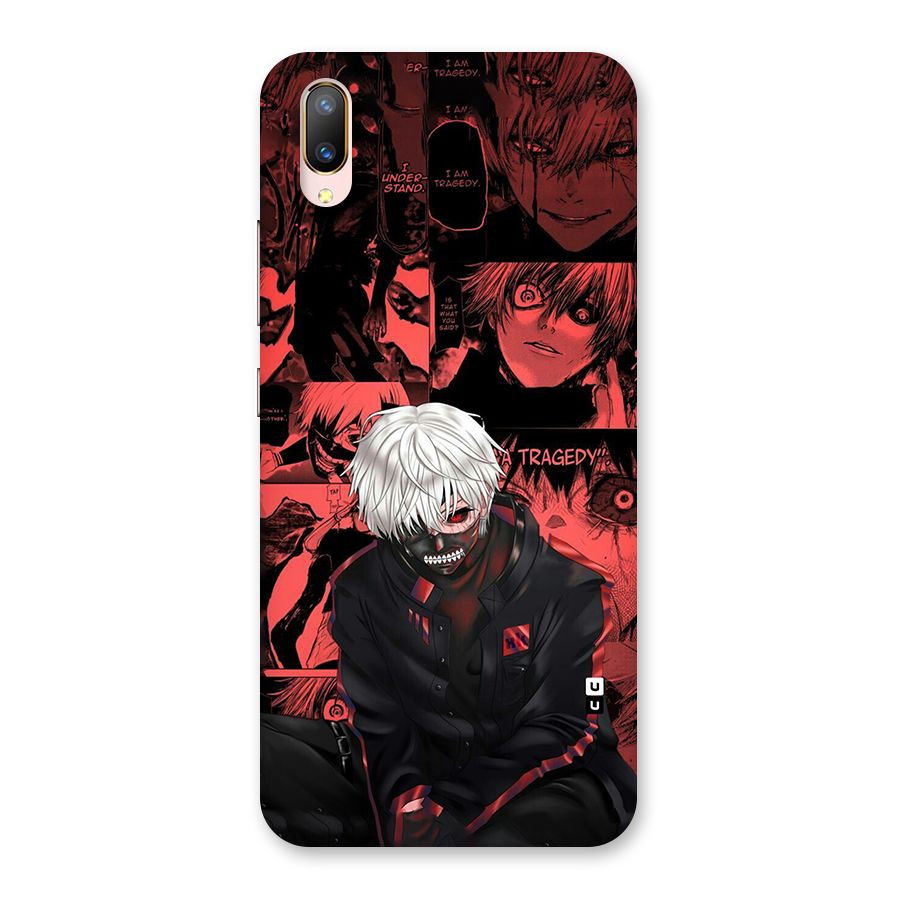 Toukyo Ghoul Kaneki Manga Back Case for Vivo V11 Pro