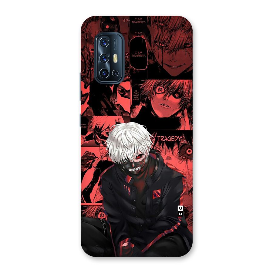 Toukyo Ghoul Kaneki Manga Back Case for Vivo V17