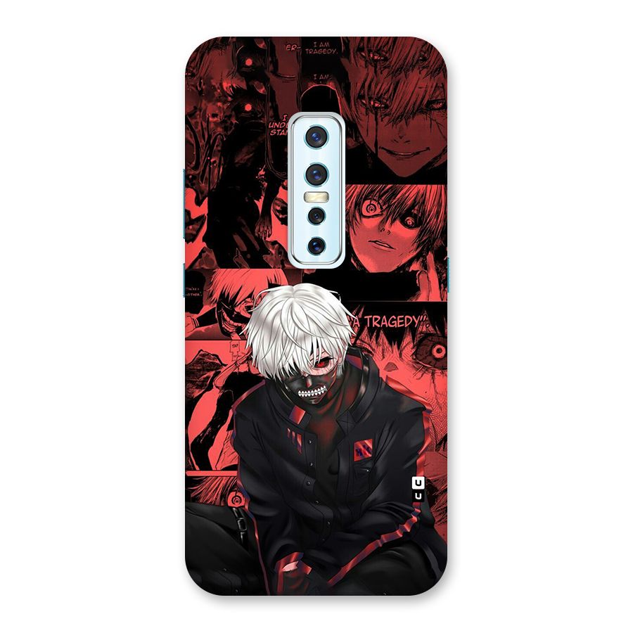 Toukyo Ghoul Kaneki Manga Back Case for Vivo V17 Pro