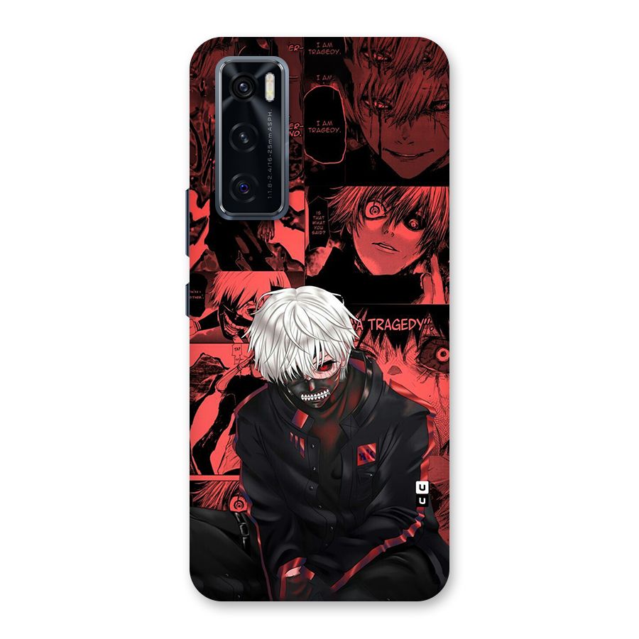 Toukyo Ghoul Kaneki Manga Back Case for Vivo V20 SE
