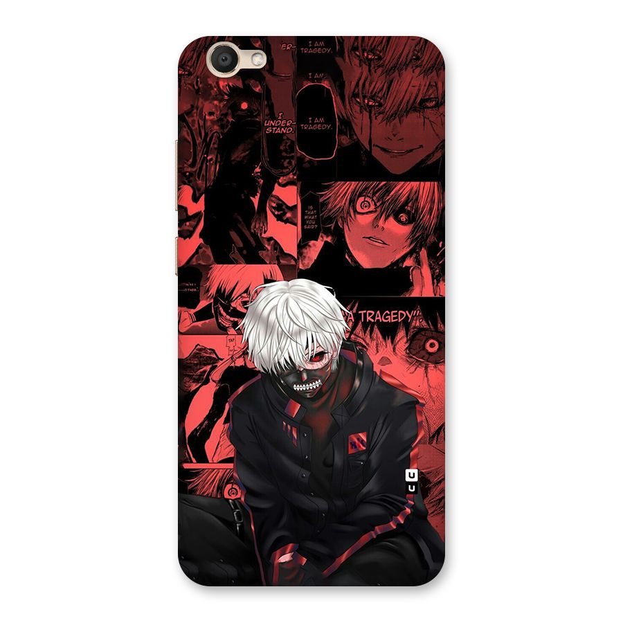 Toukyo Ghoul Kaneki Manga Back Case for Vivo V5