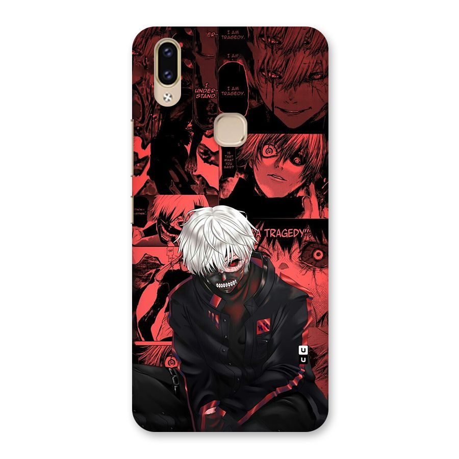 Toukyo Ghoul Kaneki Manga Back Case for Vivo V9 Youth