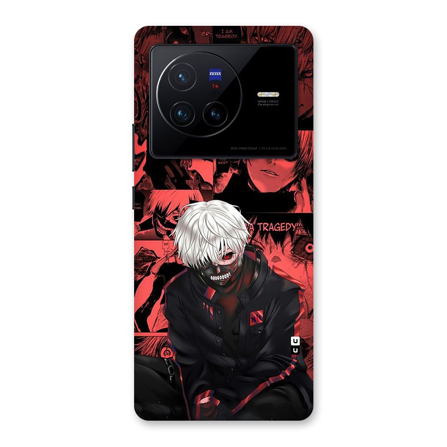Toukyo Ghoul Kaneki Manga Back Case for Vivo X80