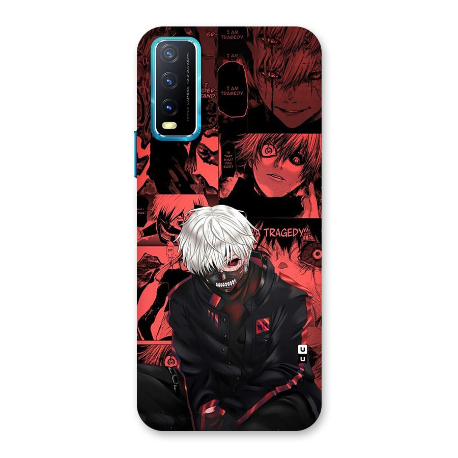 Toukyo Ghoul Kaneki Manga Back Case for Vivo Y20