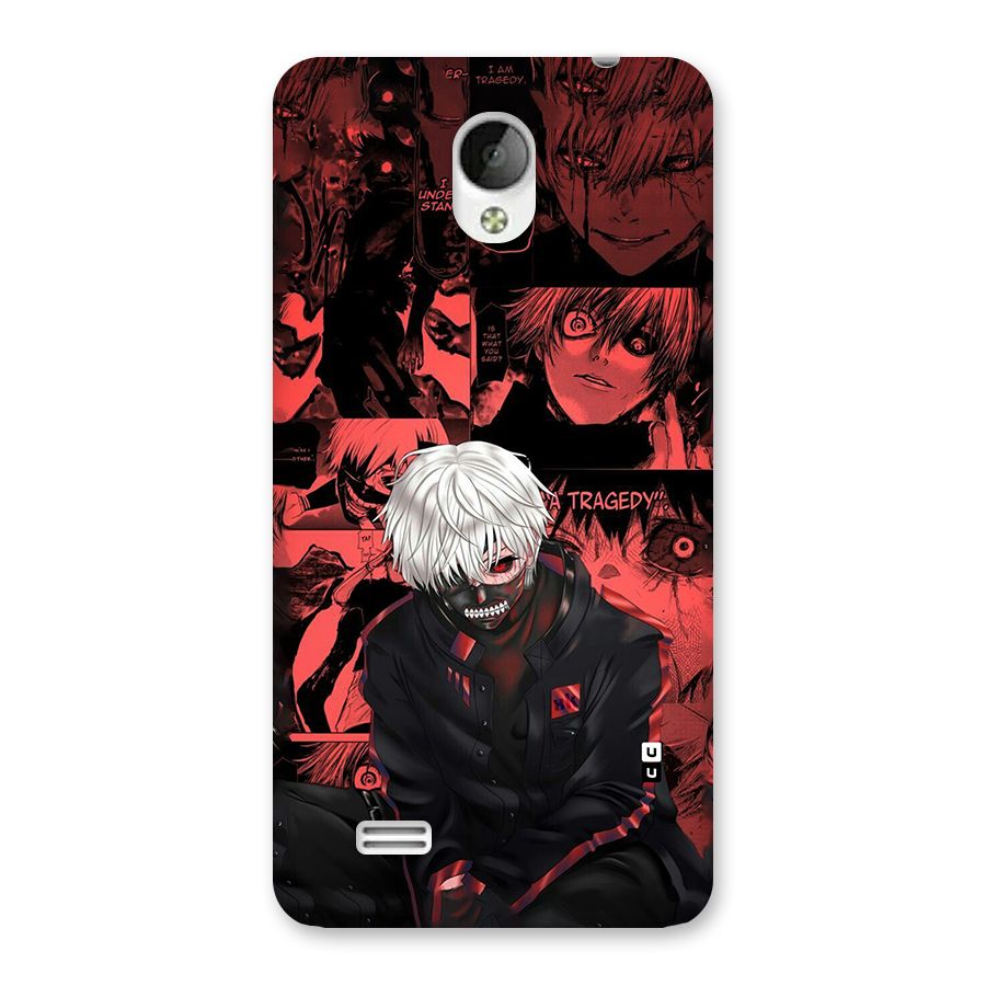 Toukyo Ghoul Kaneki Manga Back Case for Vivo Y21