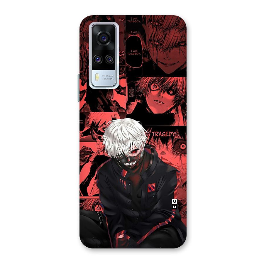 Toukyo Ghoul Kaneki Manga Back Case for Vivo Y31