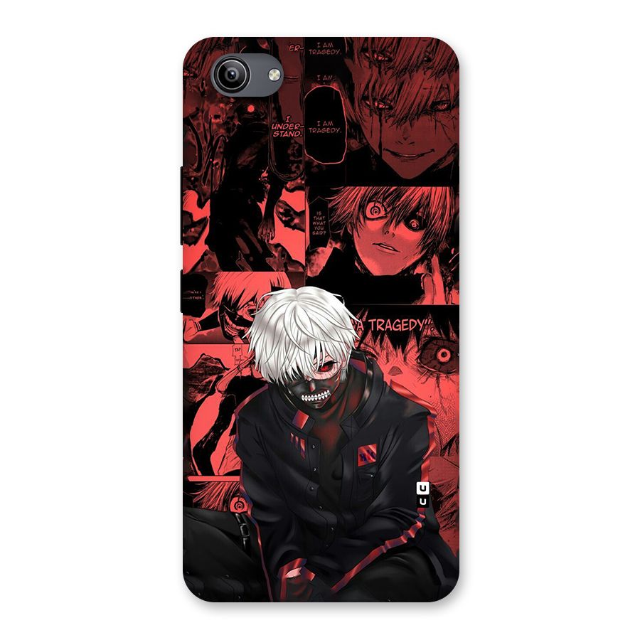 Toukyo Ghoul Kaneki Manga Back Case for Vivo Y81i
