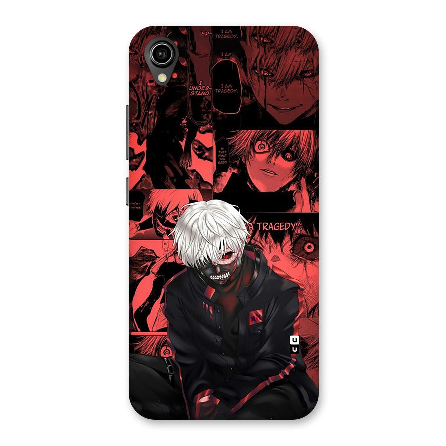 Toukyo Ghoul Kaneki Manga Back Case for Vivo Y90